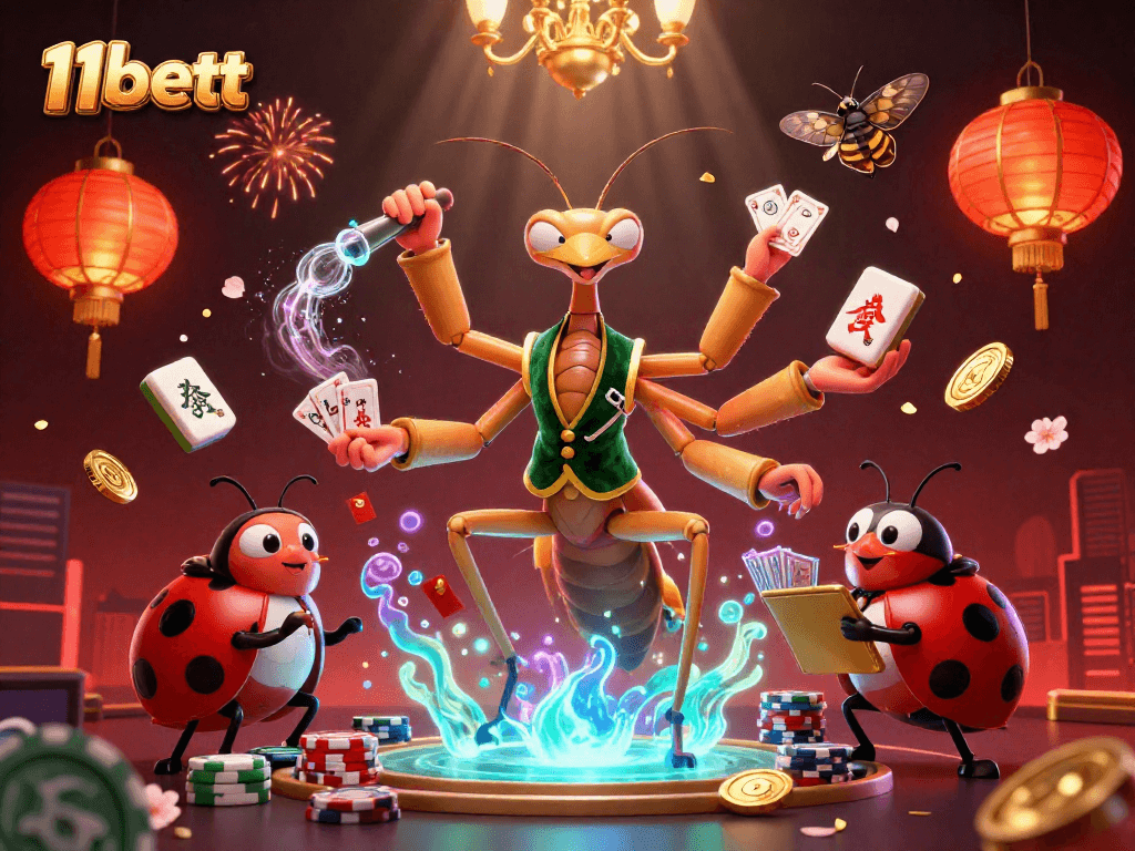 Experience thrilling action at 11bett with exciting games featuring engaging characters and vibrant casino elements.