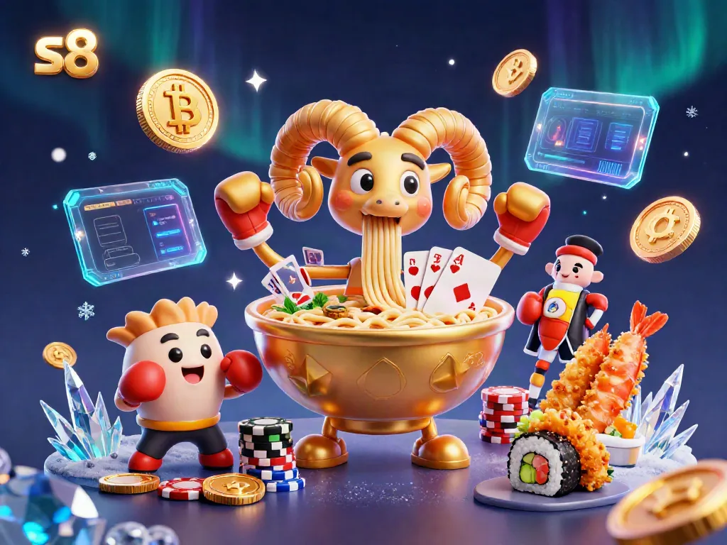 Experience the excitement of the s8 casino with dynamic characters and crypto elements in action.