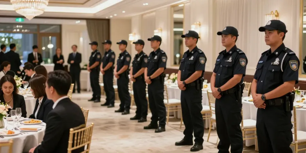 Trusted security company offering professional event protection and peace of mind.