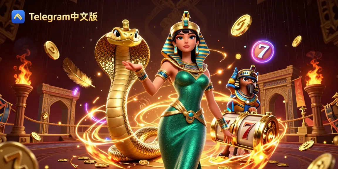 在Telegram中文版上玩刺激的游戏，这幅娱乐场主题的插图将为您增添乐趣。