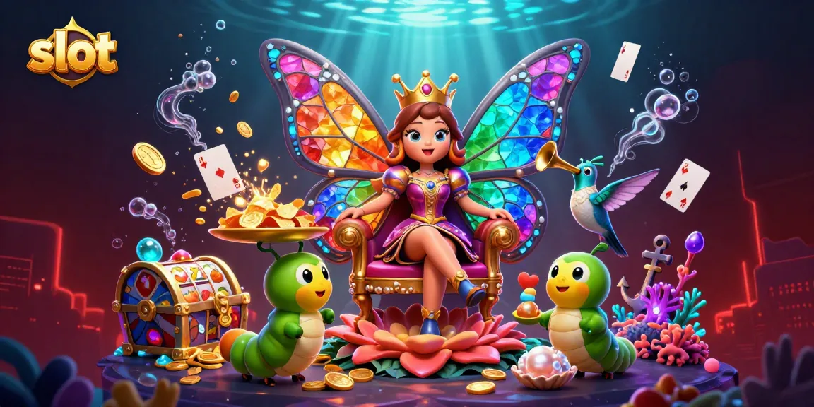 Engage with slot games featuring exciting visuals and rewards in this vibrant illustration