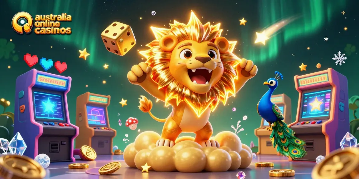 Play at australia online casinos with a roaring sun lion on a dynamic gaming platform!