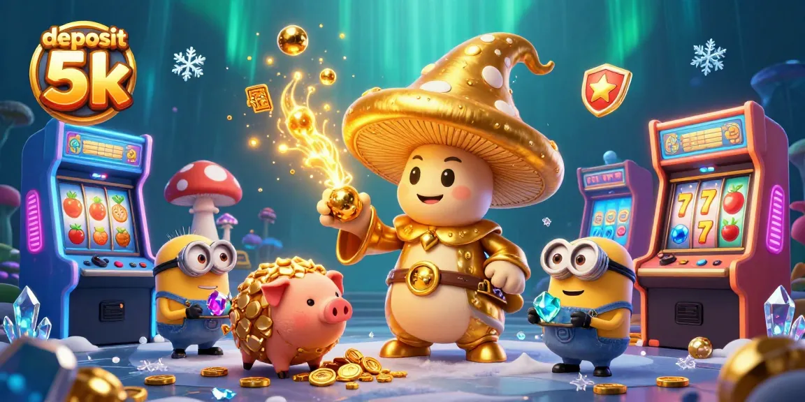Experience exciting gameplay at deposit 5k with cartoon characters channeling magical luck and treasures.