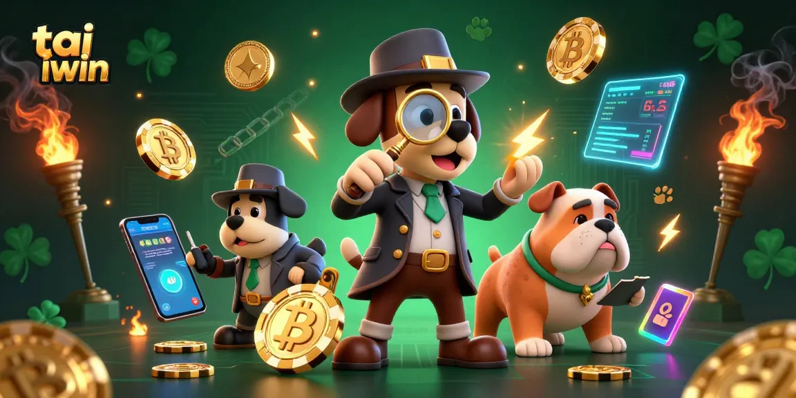 Play tai iwin, uncovering poker chip clues in a rich 3D casino scene.