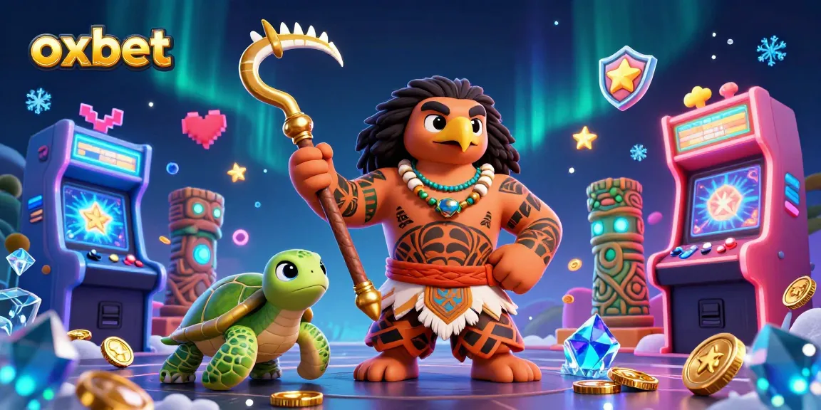 Experience the excitement of oxbet with vibrant casino-themed 3D illustration featuring dynamic characters and game elements.