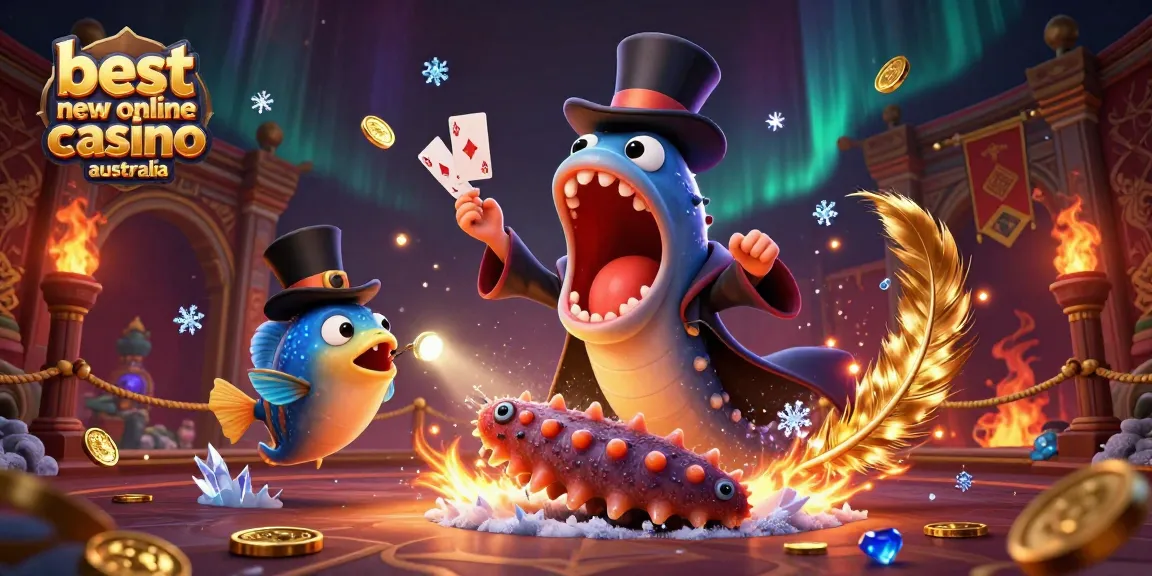 Experience the excitement of the best new online casino australia with vivid 3D characters in an engaging scene.