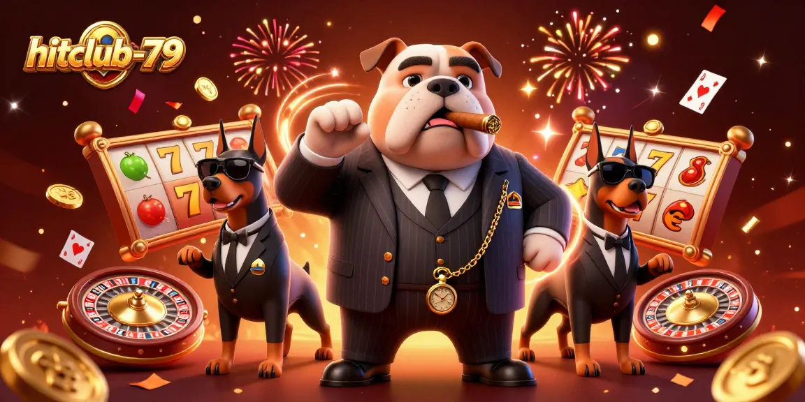 Engage with thrilling gameplay at hitclub-79 featuring a lively scene with casino bosses and vibrant gaming elements.